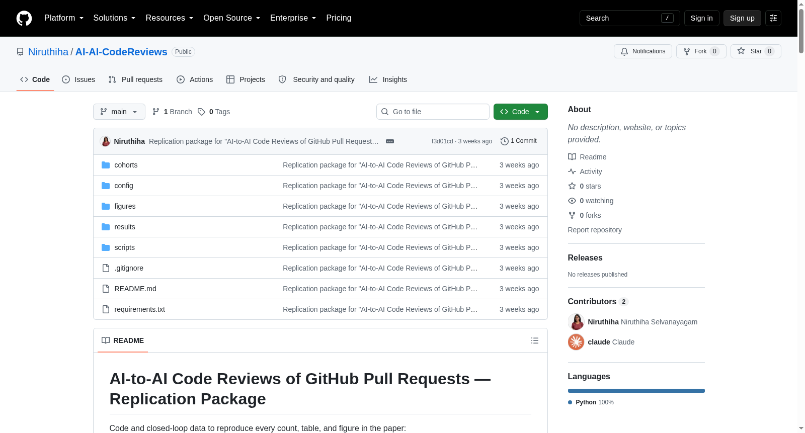 AI-to-AI Code Review Dataset 数据集图片