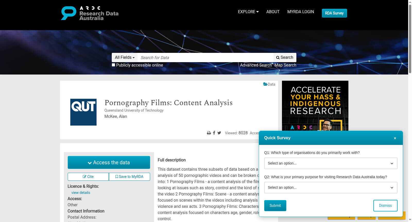 Pornography Films: Content Analysis 数据集图片