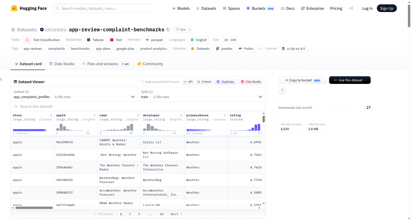 app-review-complaint-benchmarks 数据集图片