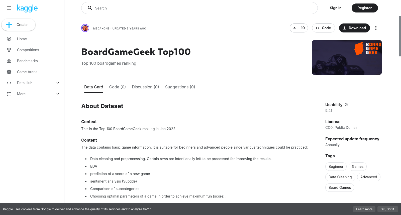 BoardGameGeek Top100 数据集图片