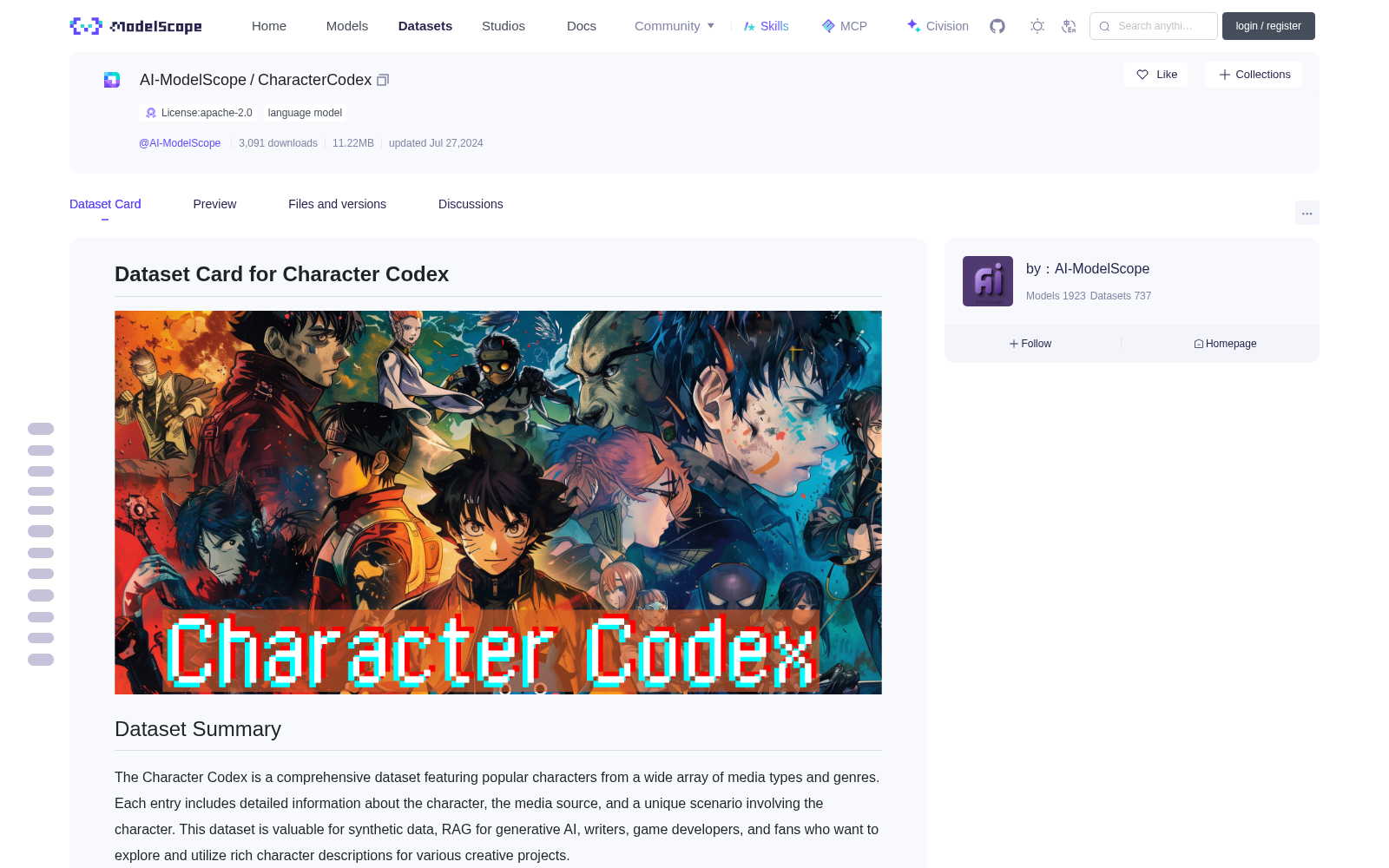 CharacterCodex 数据集图片