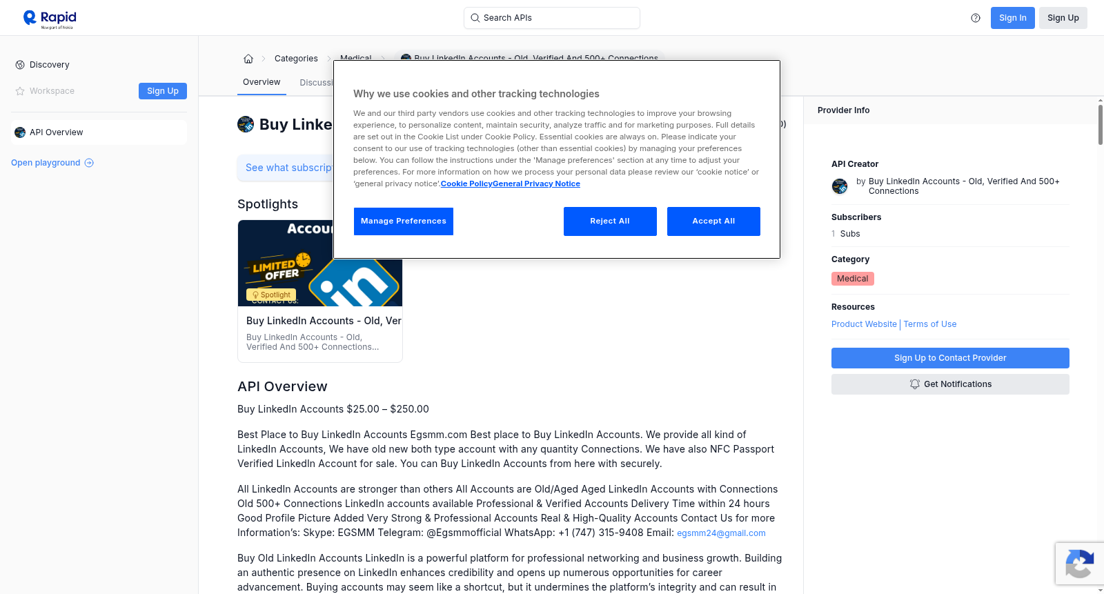 Buy LinkedIn Accounts - Old, Verified And 500+ Connections 数据集图片