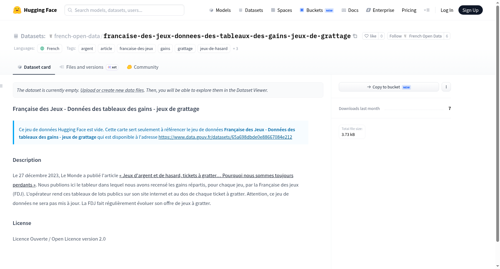 Data-Gouv-FR/francaise-des-jeux-donnees-des-tableaux-des-gains-jeux-de-grattage 数据集图片