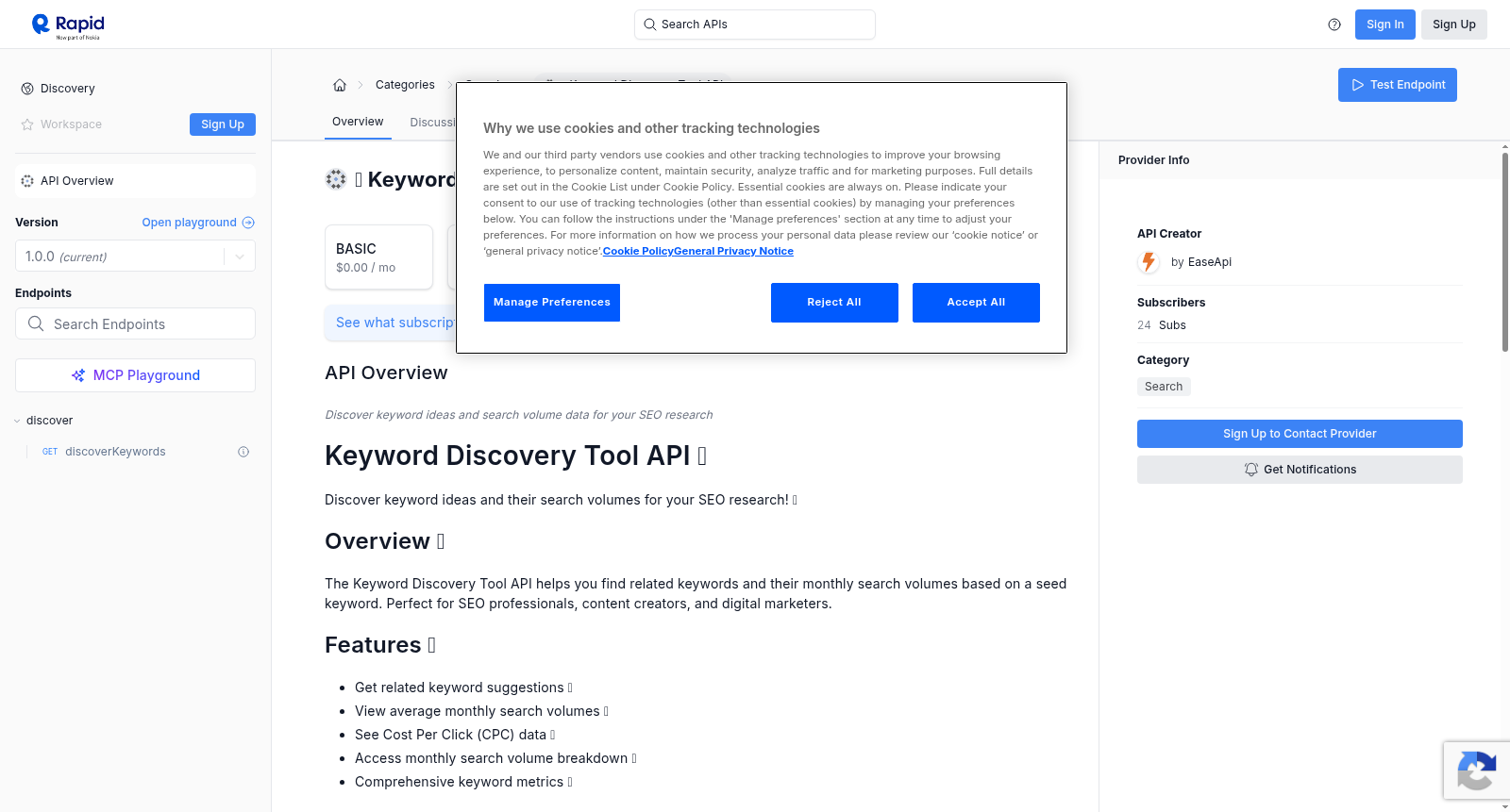 🔍 Keyword Discovery Tool API 数据集图片