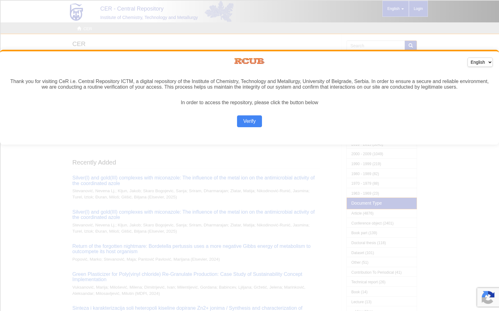 Central Repository ICTM 数据集图片