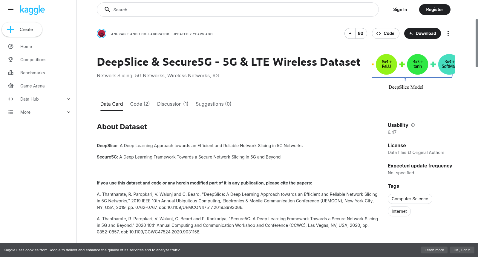 DeepSlice & Secure5G - 5G & LTE Wireless Dataset 数据集图片