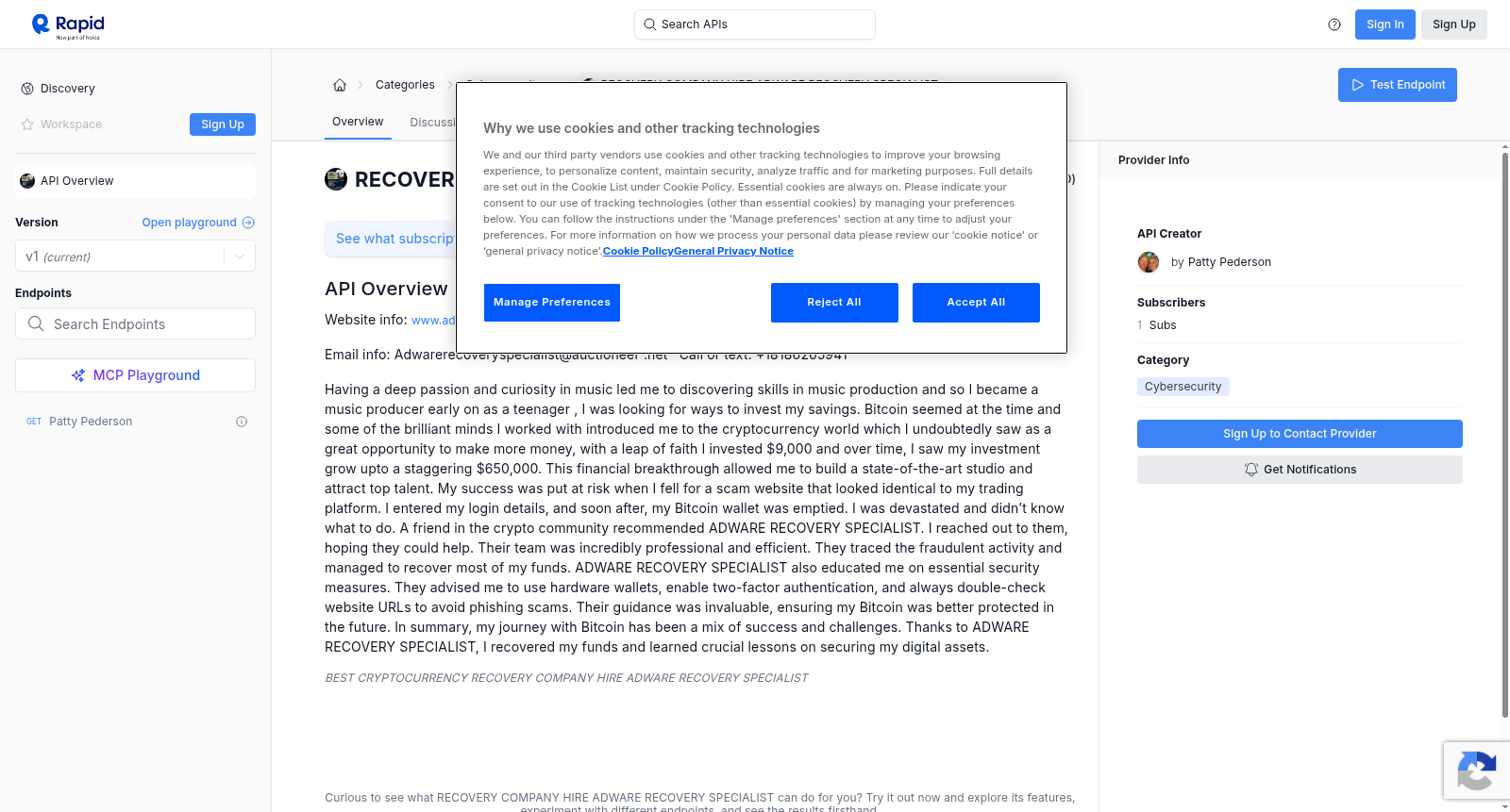 RECOVERY COMPANY HIRE ADWARE RECOVERY SPECIALIST 数据集图片