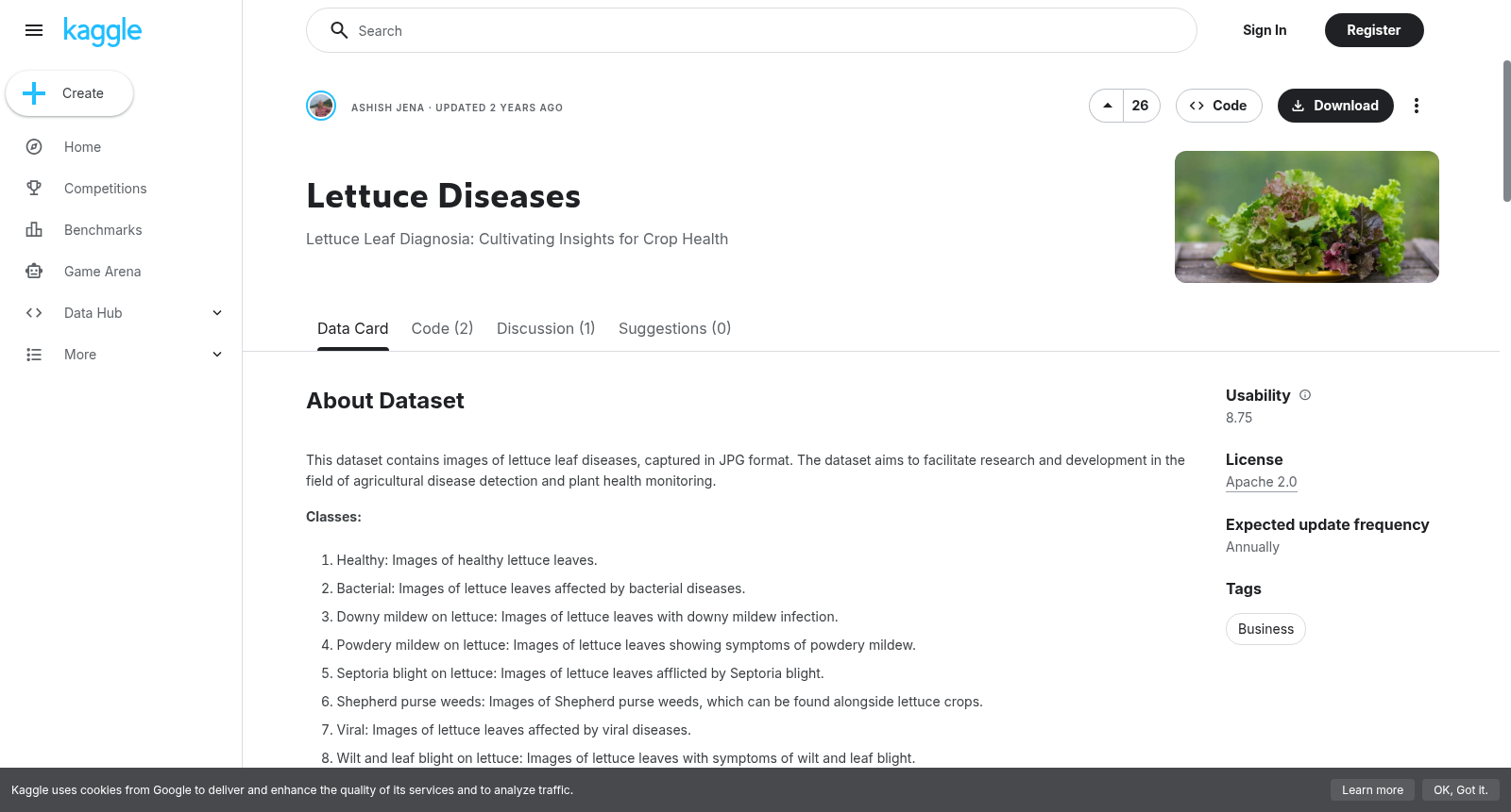 Lettuce Diseases 数据集图片