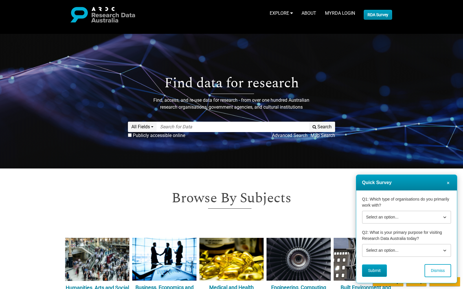 Research Data Australia 数据集图片