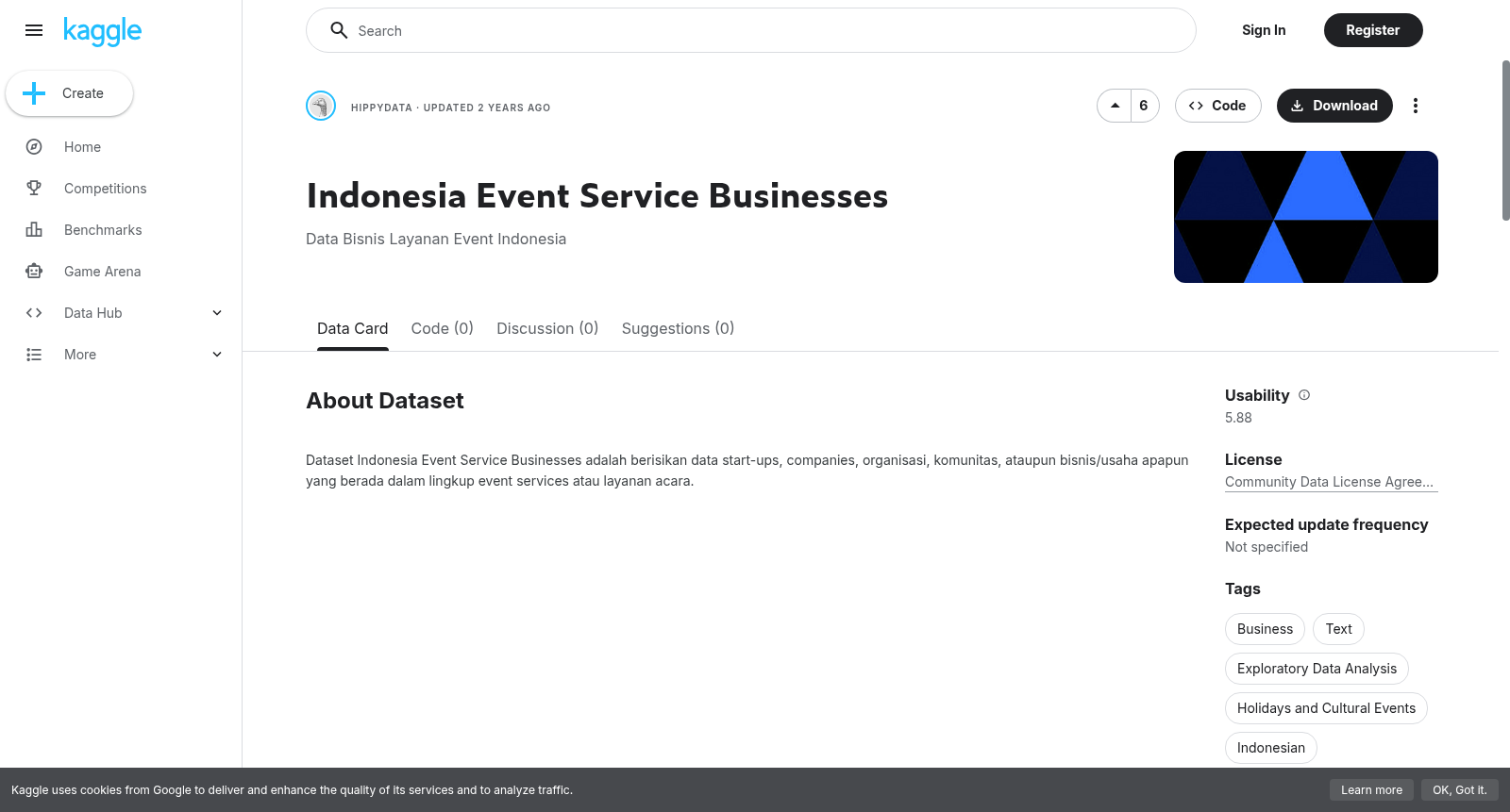 Indonesia Event Service Businesses 数据集图片