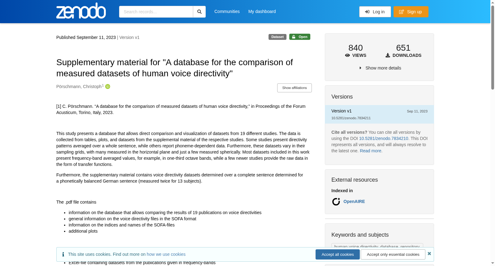 Supplementary material for "A database for the comparison of measured datasets of human voice directivity" 数据集图片