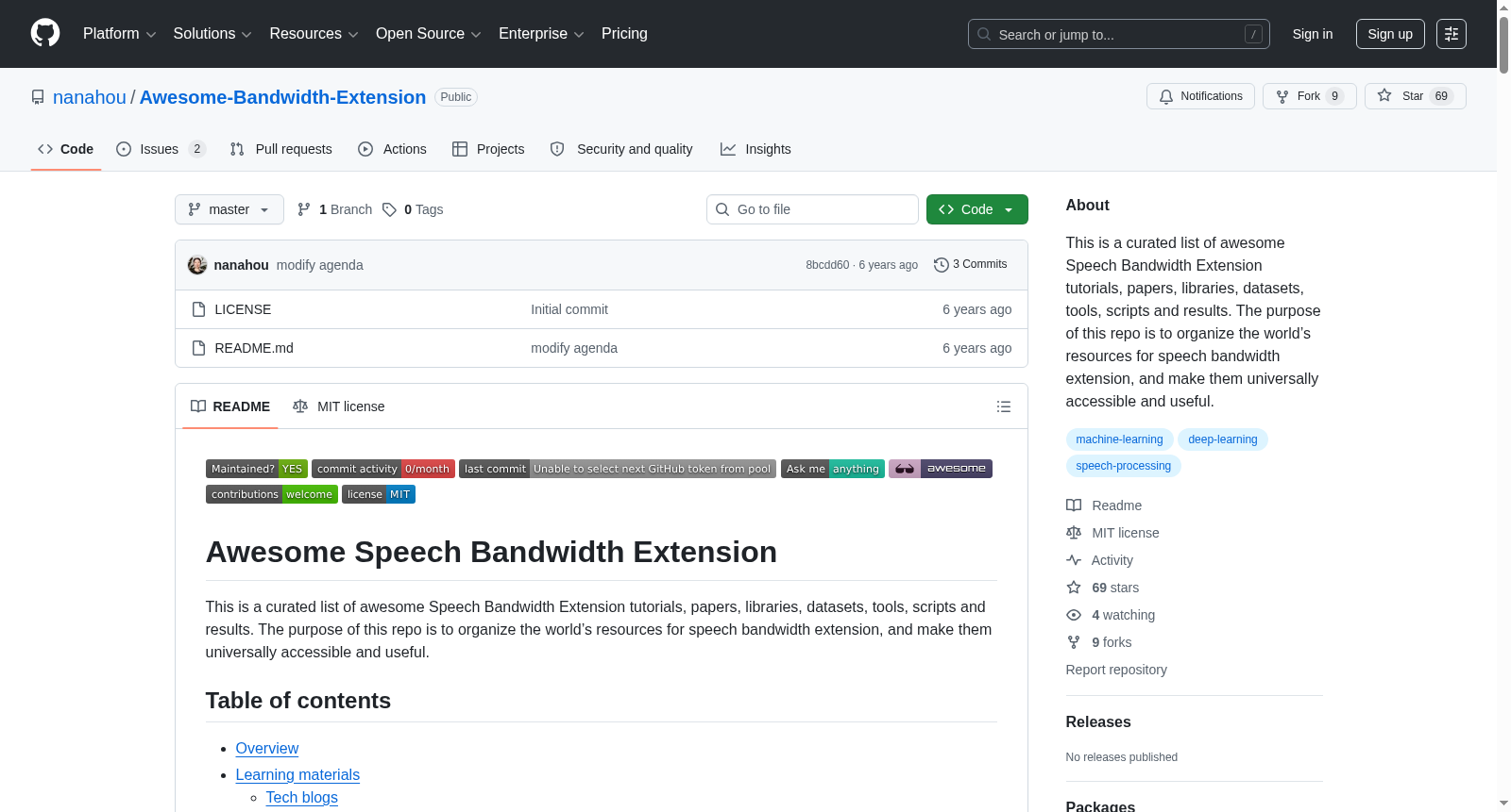 Awesome-Bandwidth-Extension 数据集图片