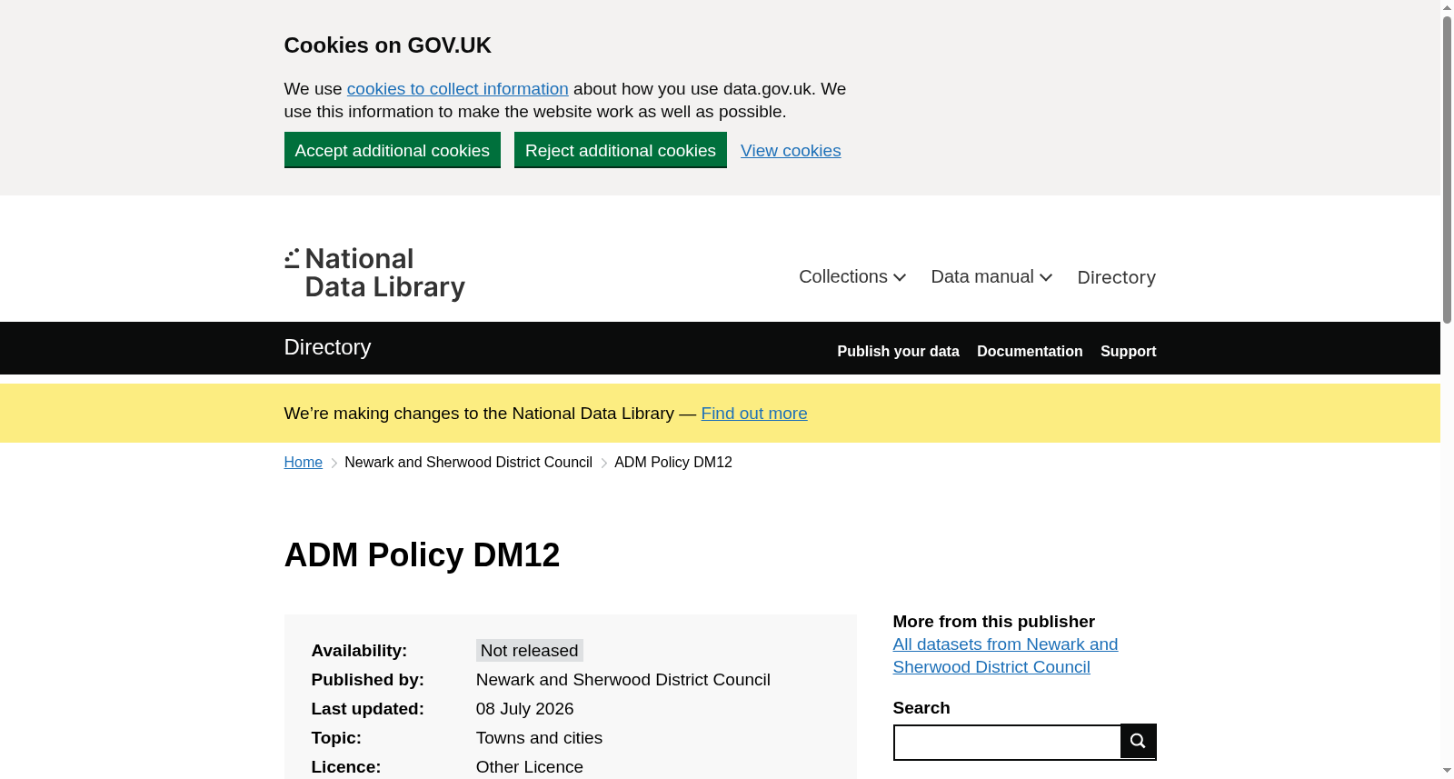 ADM Policy DM12 数据集图片
