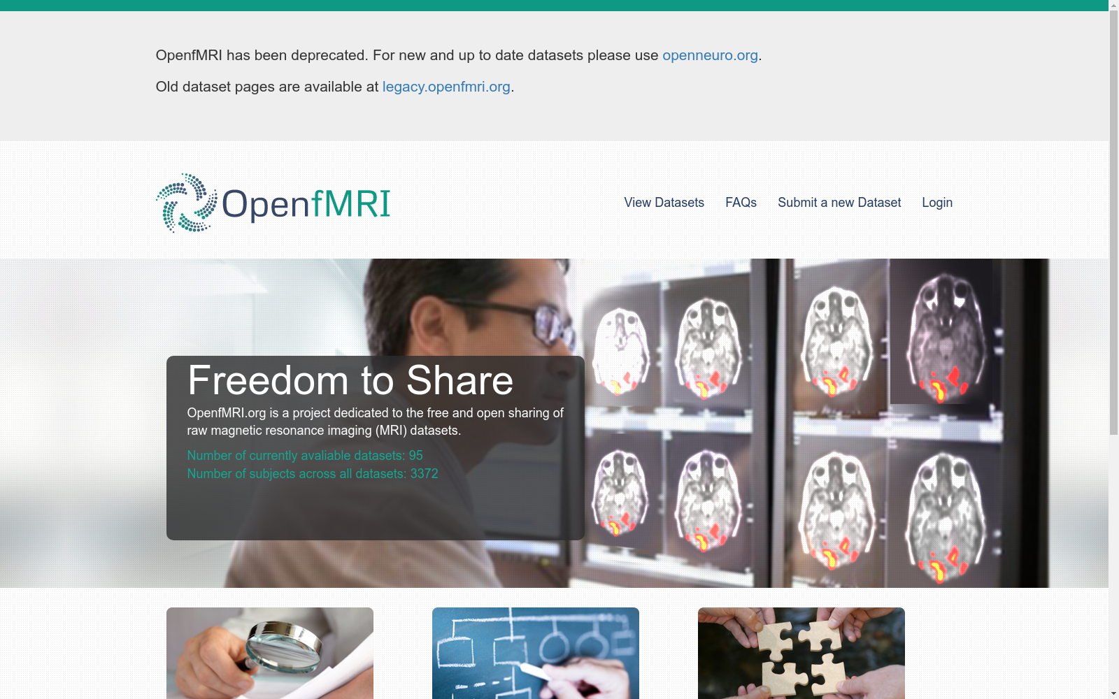 OpenfMRI|神经科学数据集|fMRI数据集