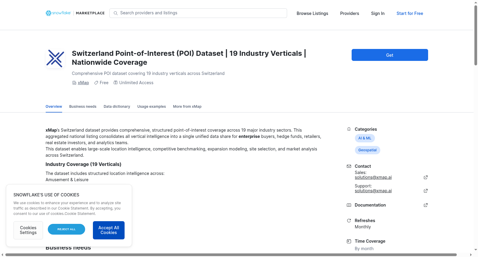 Switzerland Point-of-Interest (POI) Dataset | 19 Industry Verticals | Nationwide Coverage 数据集图片