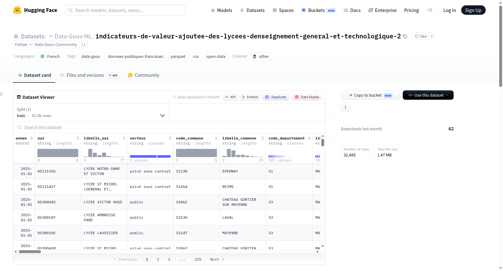Data-Gouv-FR/indicateurs-de-valeur-ajoutee-des-lycees-denseignement-general-et-technologique-2 数据集图片