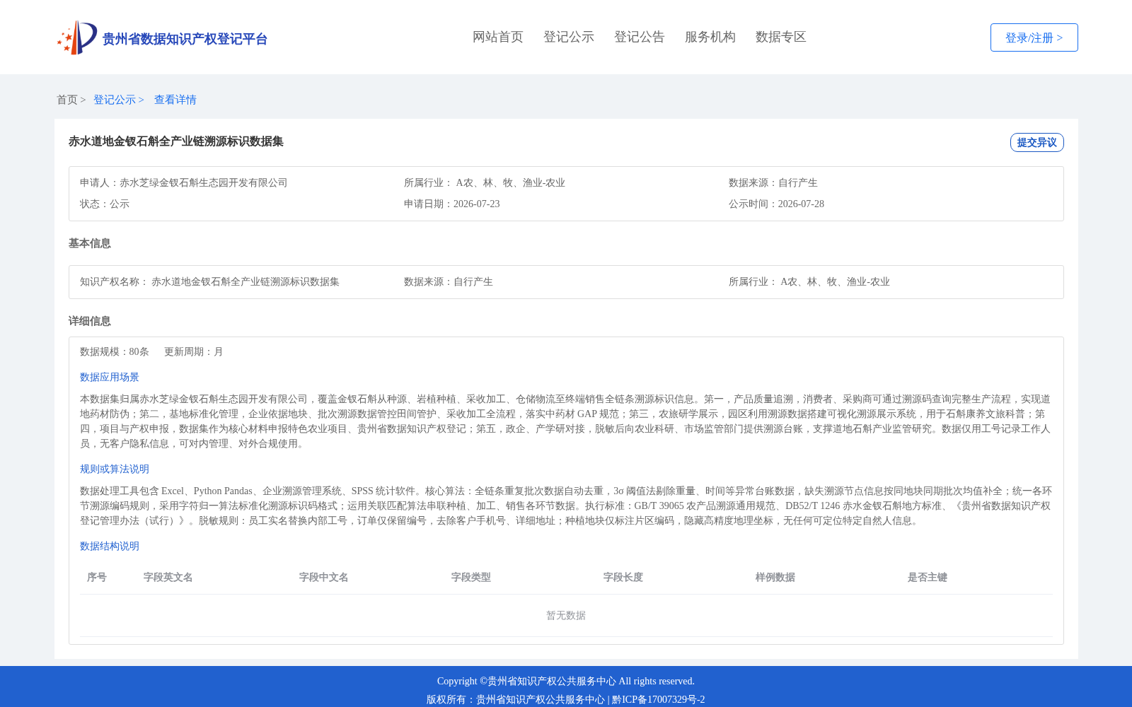 赤水道地金钗石斛全产业链溯源标识数据集 数据集图片