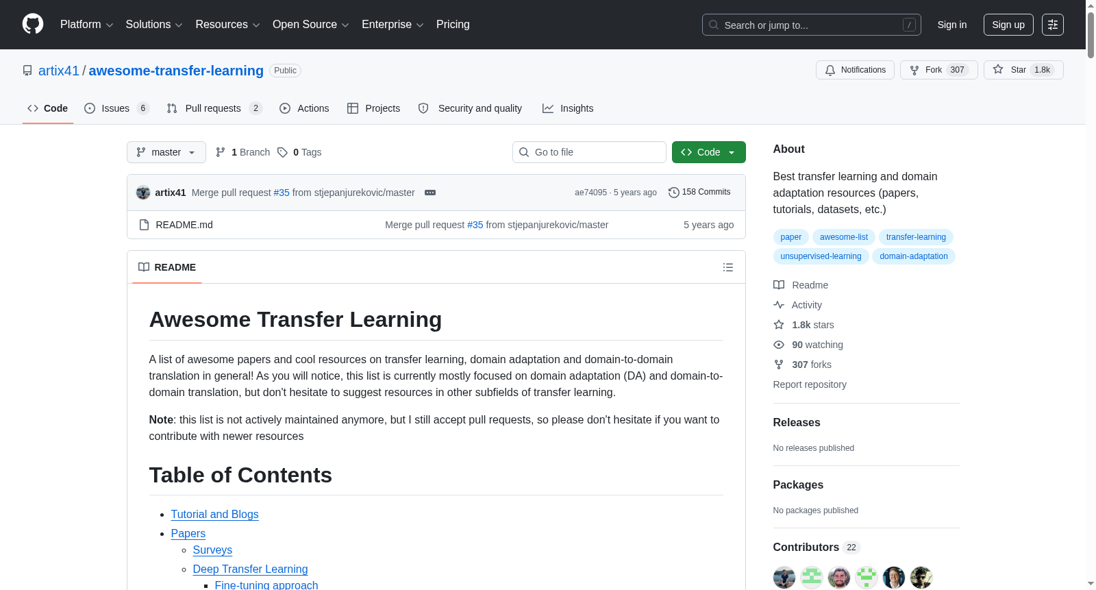 awesome-transfer-learning 数据集图片