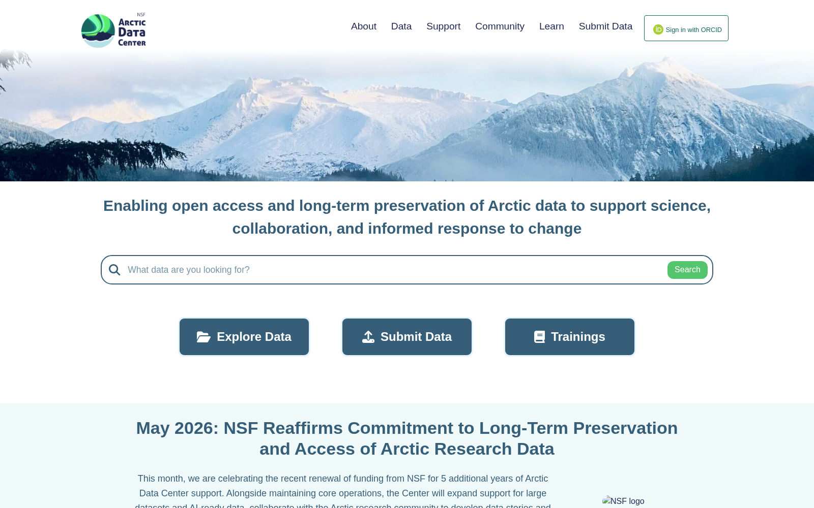 NSF Arctic Data Center 数据集图片