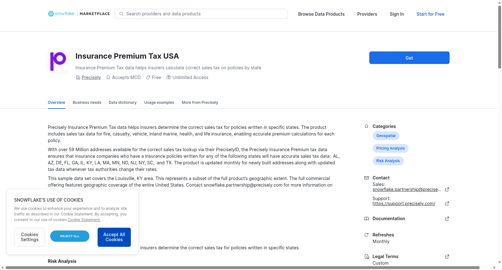 Insurance Premium Tax USA 数据集图片