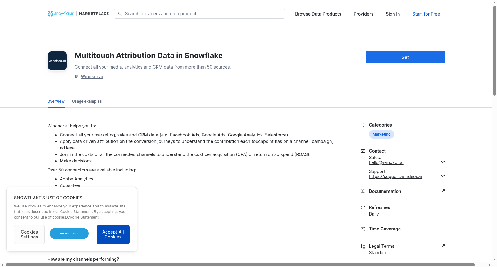 Multitouch Attribution Data in Snowflake 数据集图片