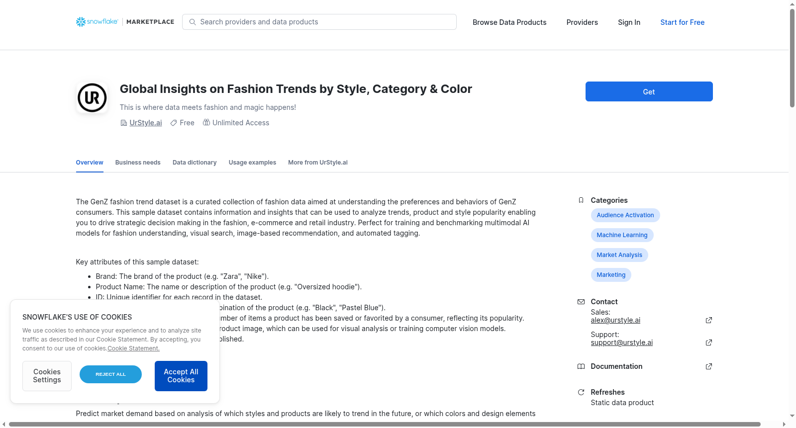 Global Insights on Fashion Trends by Style, Category & Color 数据集图片
