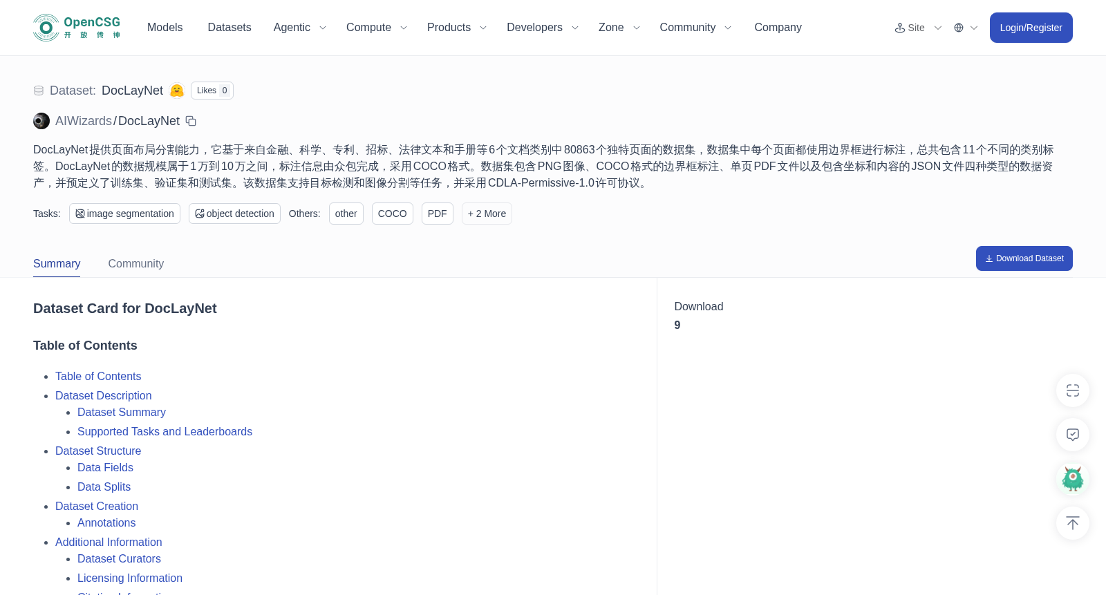 DocLayNet 数据集图片