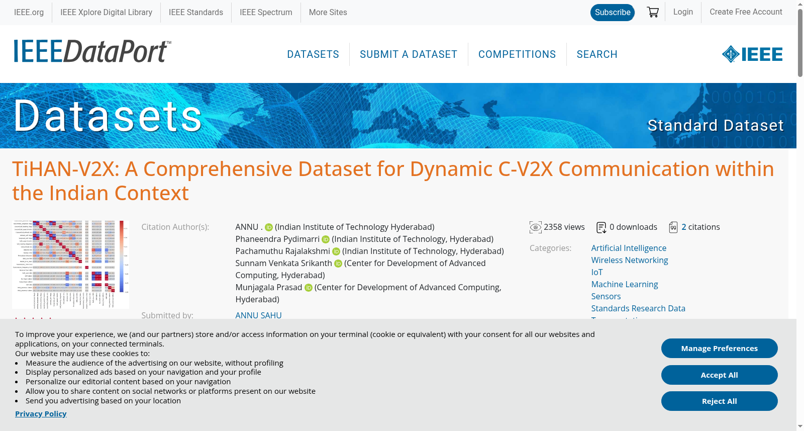 TiHAN-V2X: A Comprehensive Dataset for Dynamic C-V2X Communication within the Indian Context 数据集图片