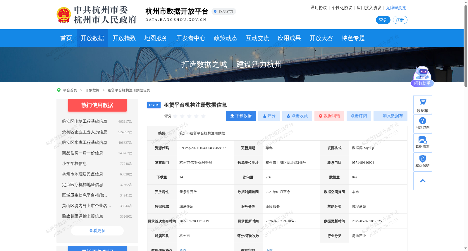 租赁平台机构注册数据信息 数据集图片
