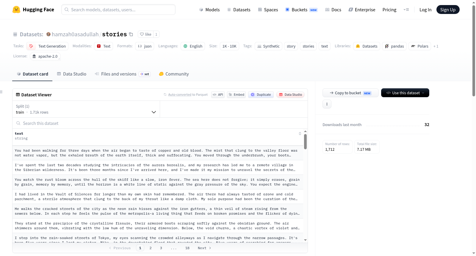 stories 数据集图片