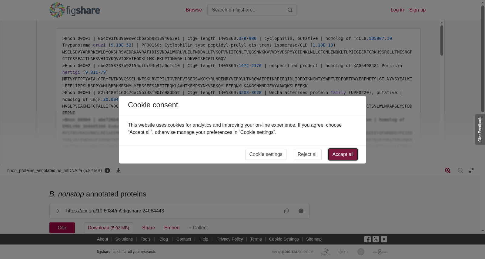 <i>B. nonstop</i> annotated proteins 数据集图片