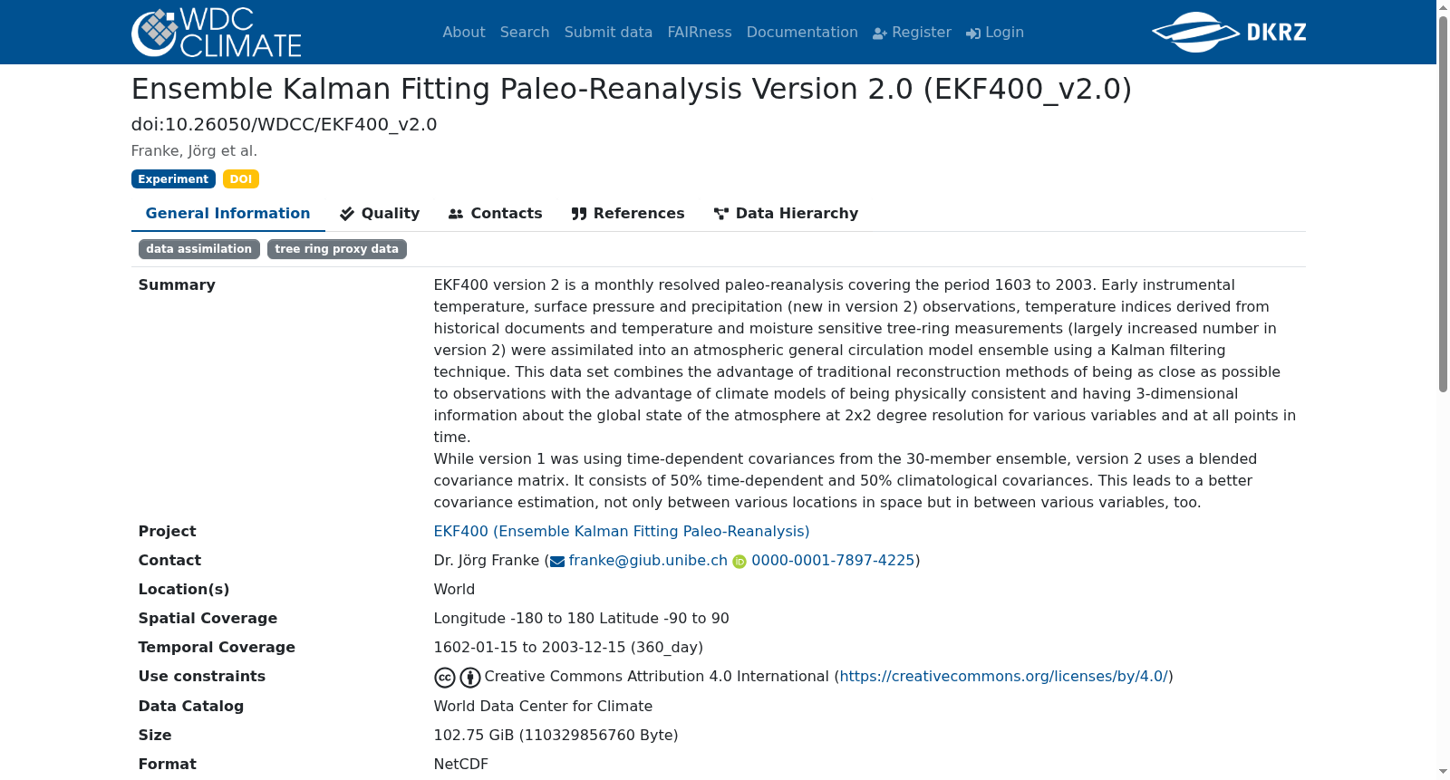 Ensemble Kalman Fitting Paleo-Reanalysis Version 2 (EKF400_v2) 数据集图片