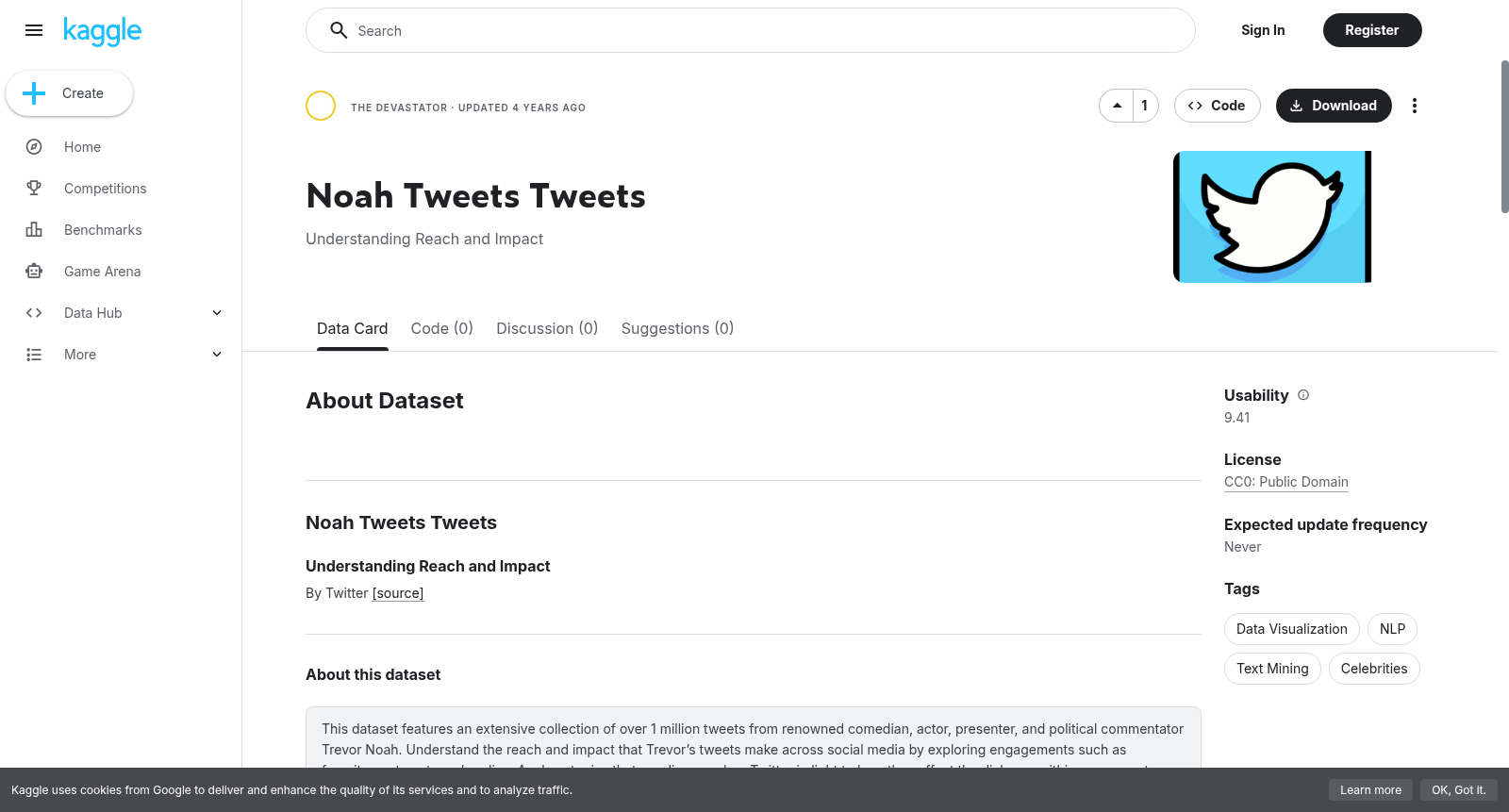 Noah Tweets Tweets 数据集图片