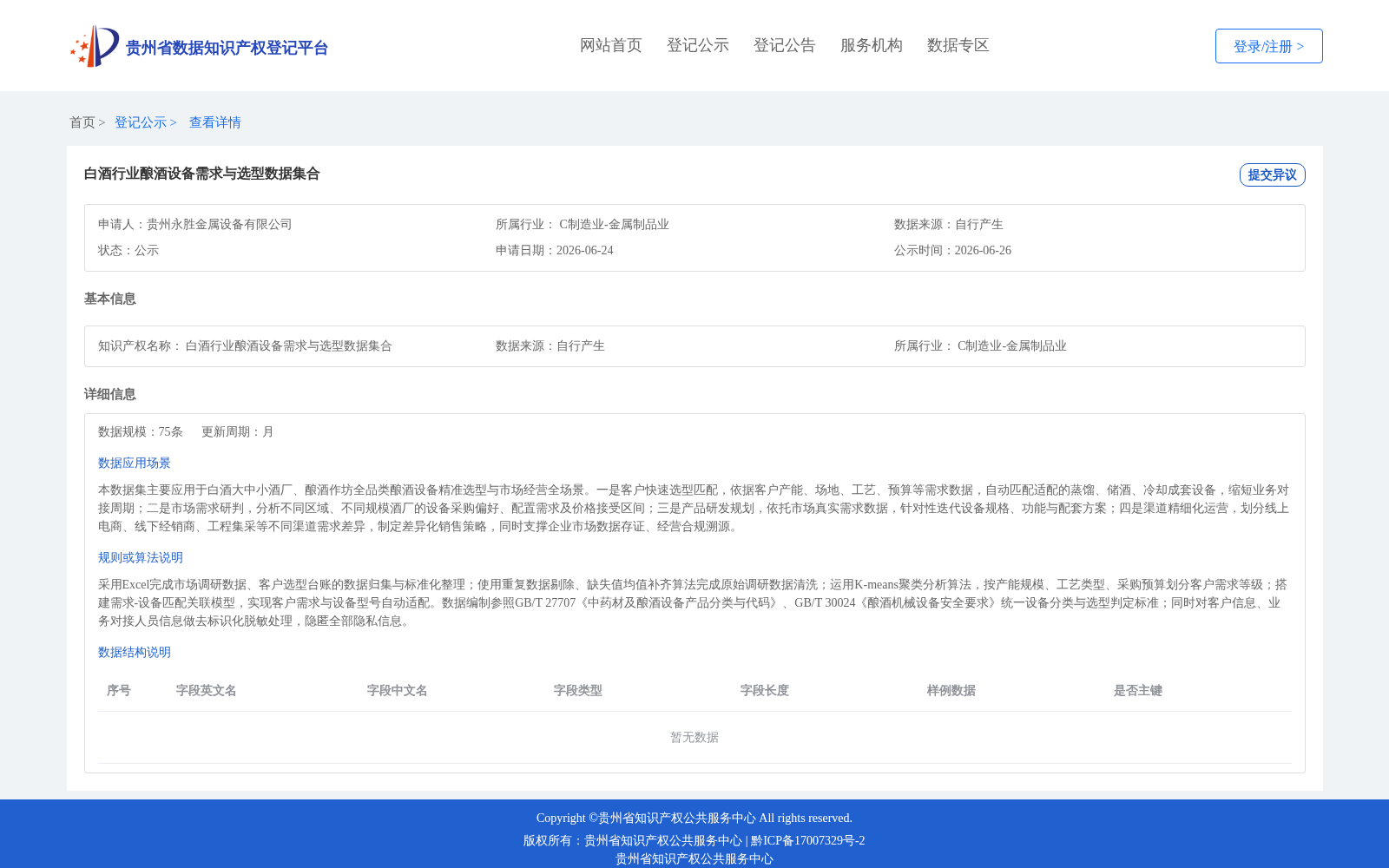 白酒行业酿酒设备需求与选型数据集合 数据集图片