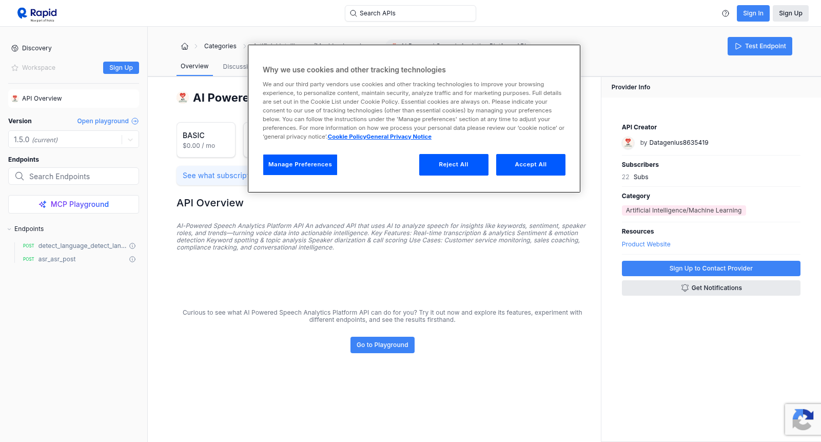AI Powered Speech Analytics Platform API 数据集图片