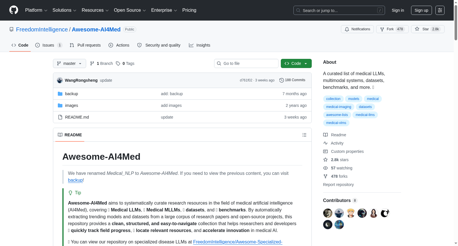 Awesome-AI4Med 数据集图片