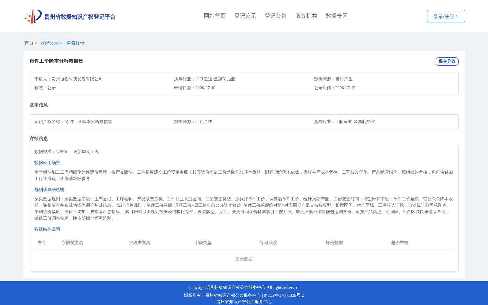 铝件工价降本分析数据集 数据集图片