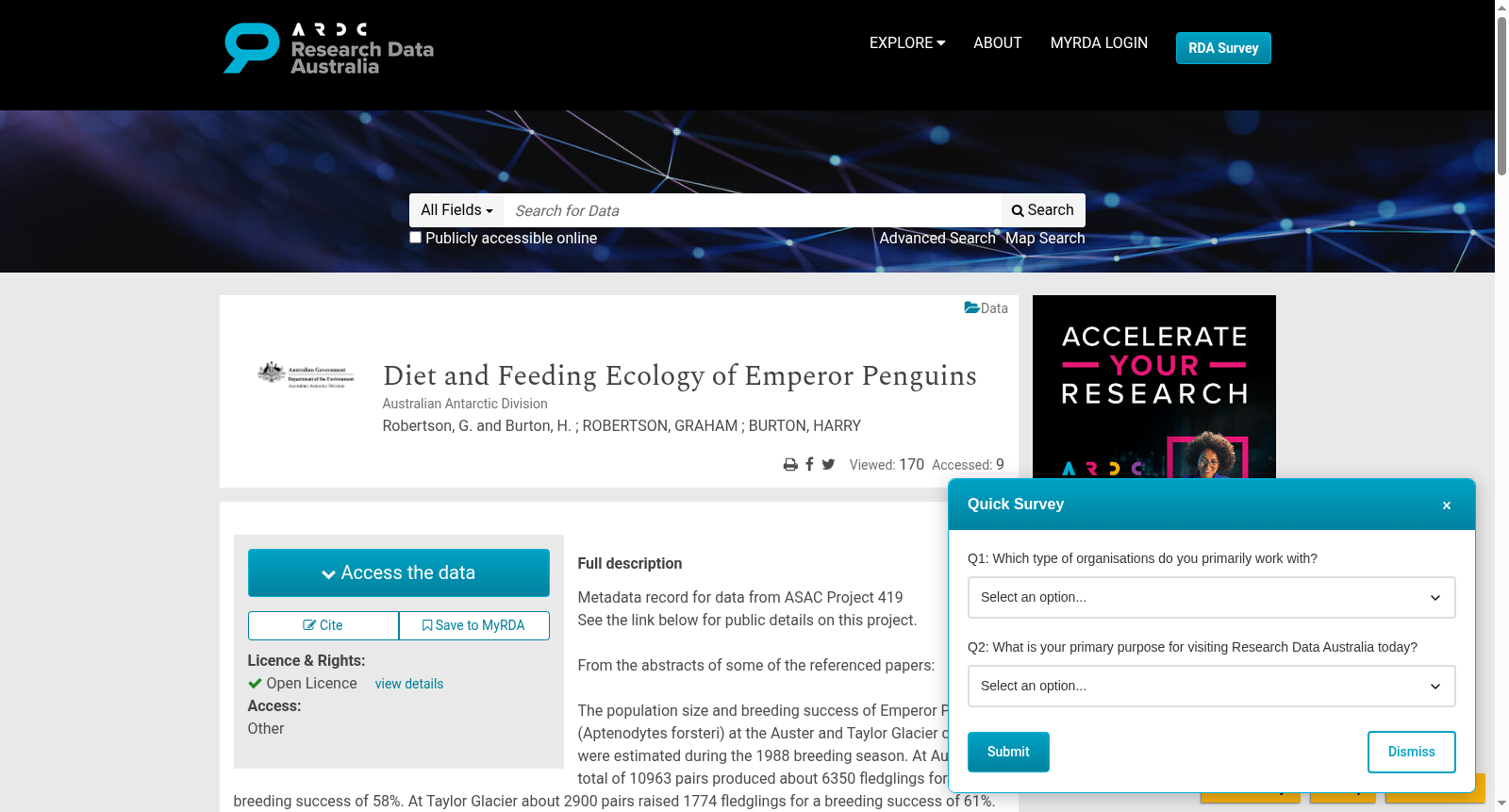 Diet and Feeding Ecology of Emperor Penguins 数据集图片