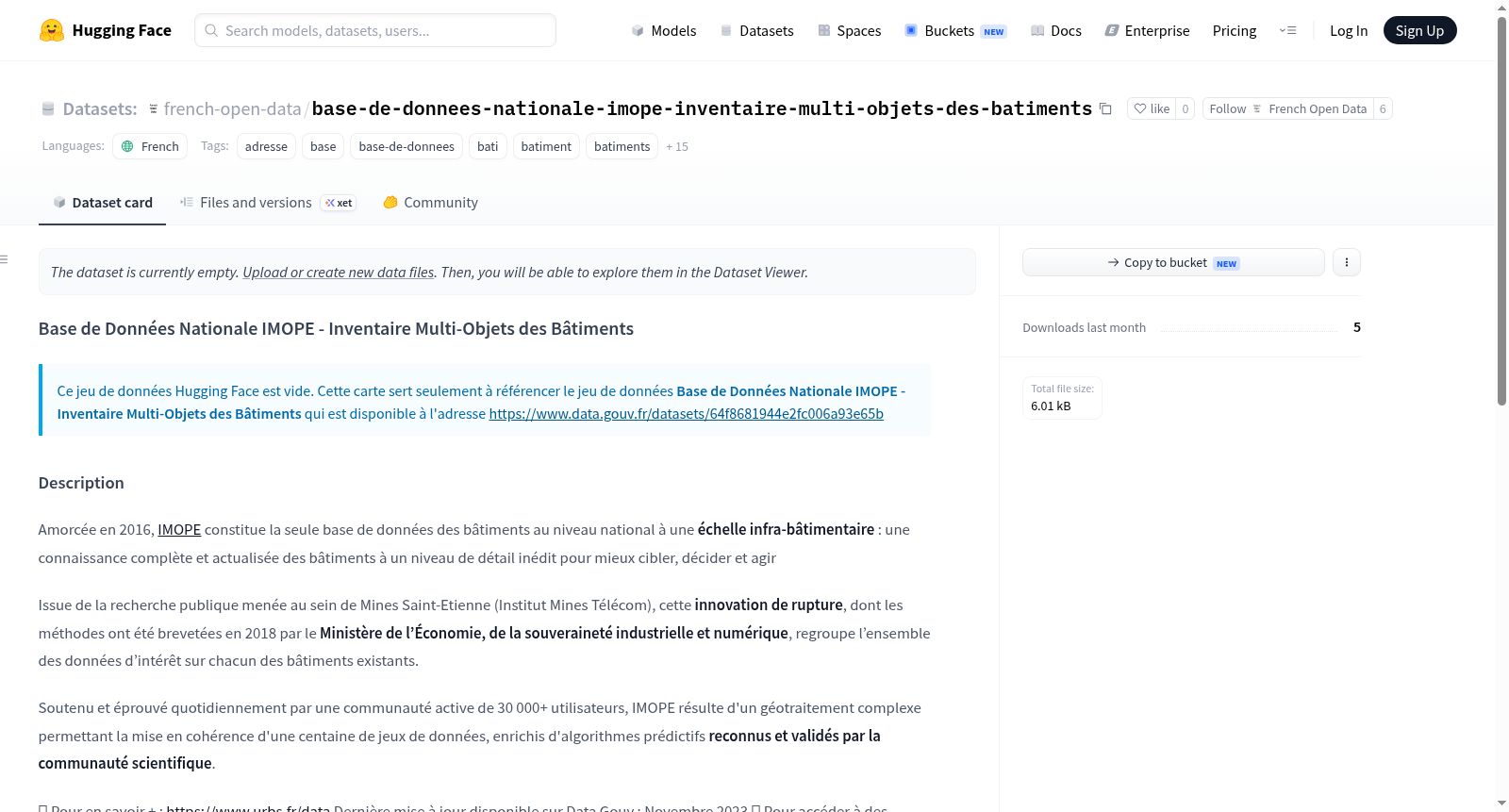 Data-Gouv-FR/base-de-donnees-nationale-imope-inventaire-multi-objets-des-batiments 数据集图片