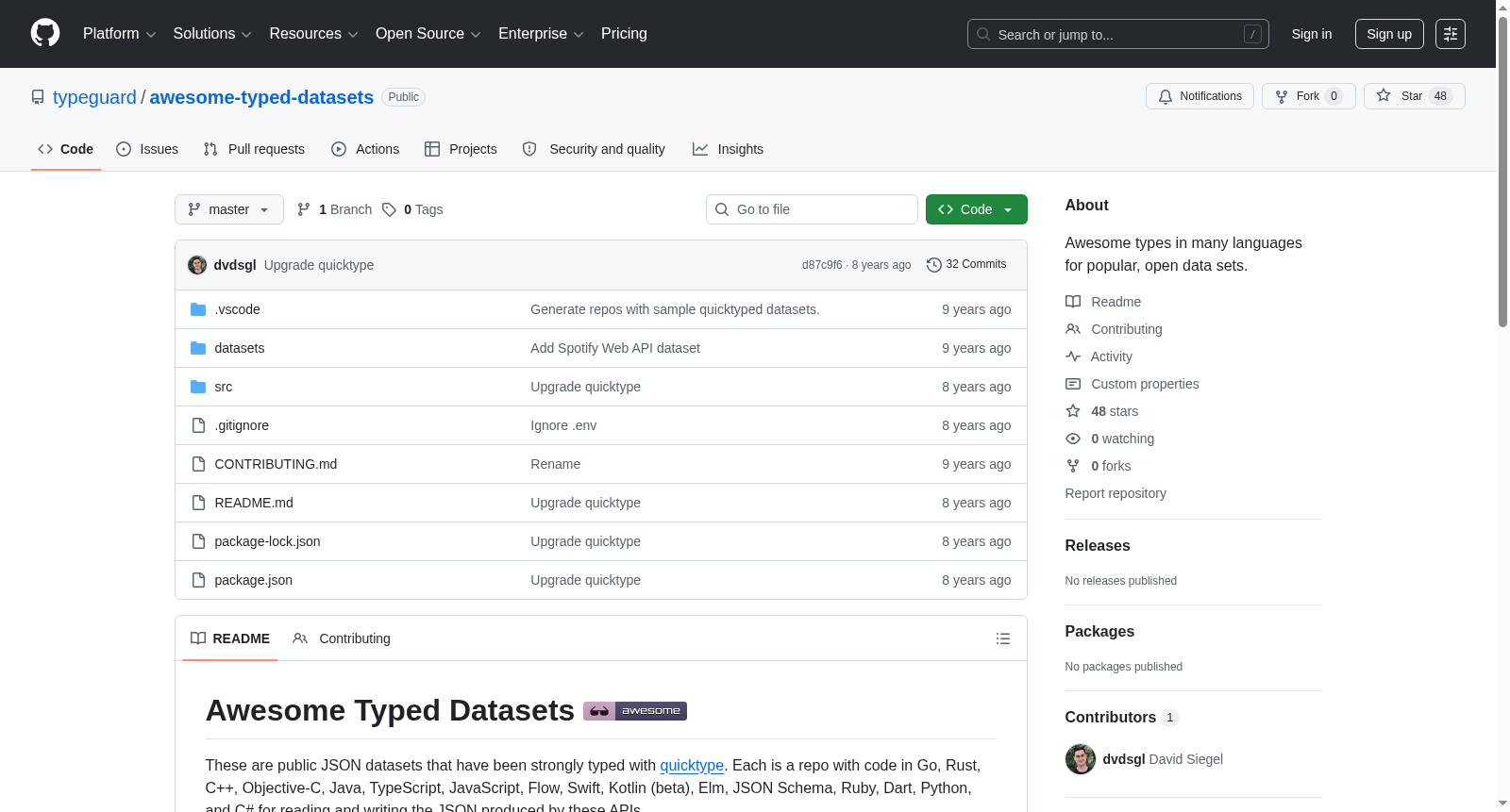 awesome-typed-datasets 数据集图片