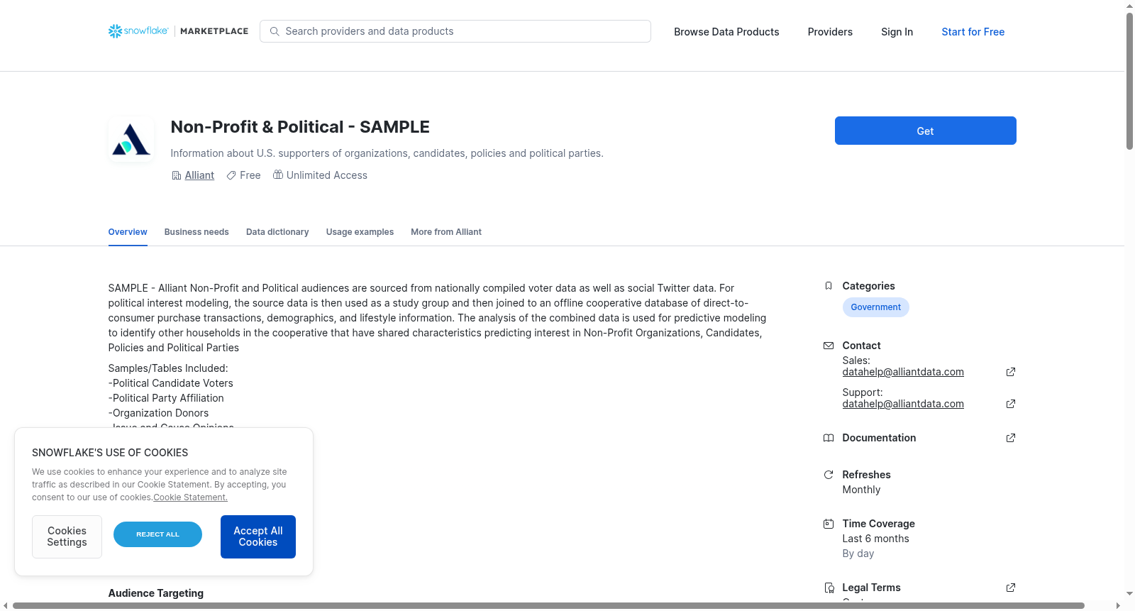 Non-Profit & Political - SAMPLE 数据集图片