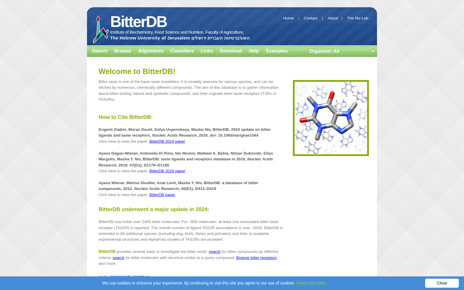 Bitter Compounds Database 数据集图片