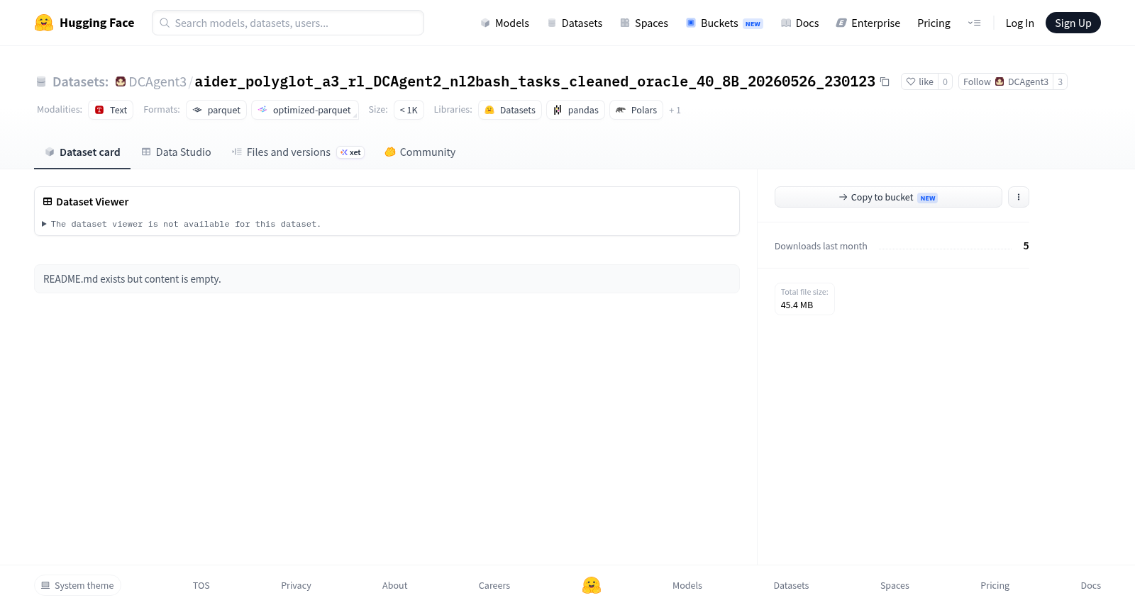 DCAgent3/aider_polyglot_a3_rl_DCAgent2_nl2bash_tasks_cleaned_oracle_40_8B_20260526_230123 数据集图片
