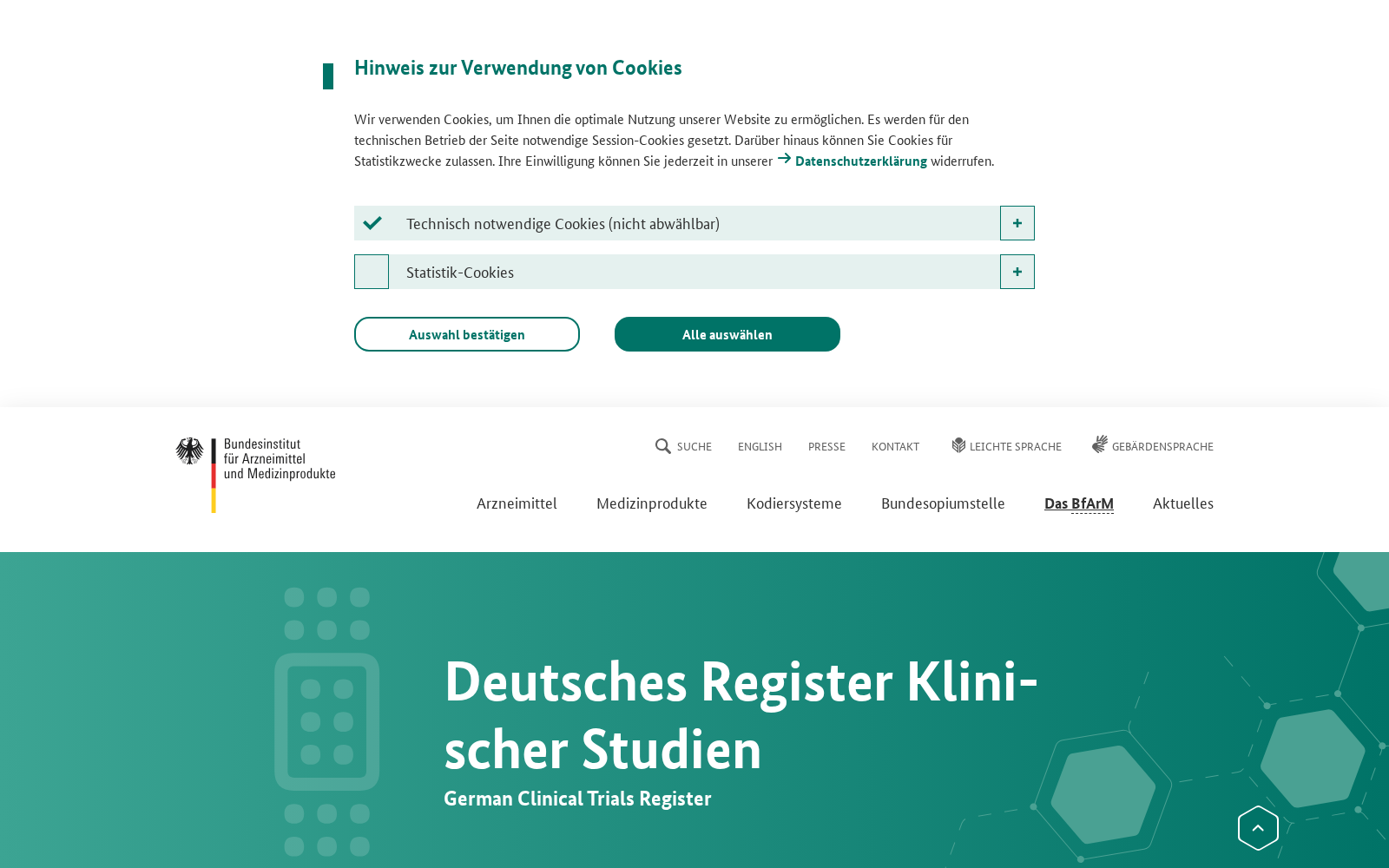 Deutsches Register Klinischer Studien 数据集图片