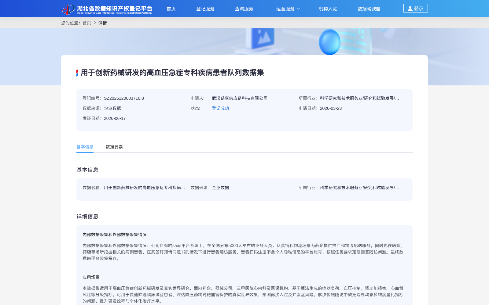 用于创新药械研发的高血压急症专科疾病患者队列数据集 数据集图片