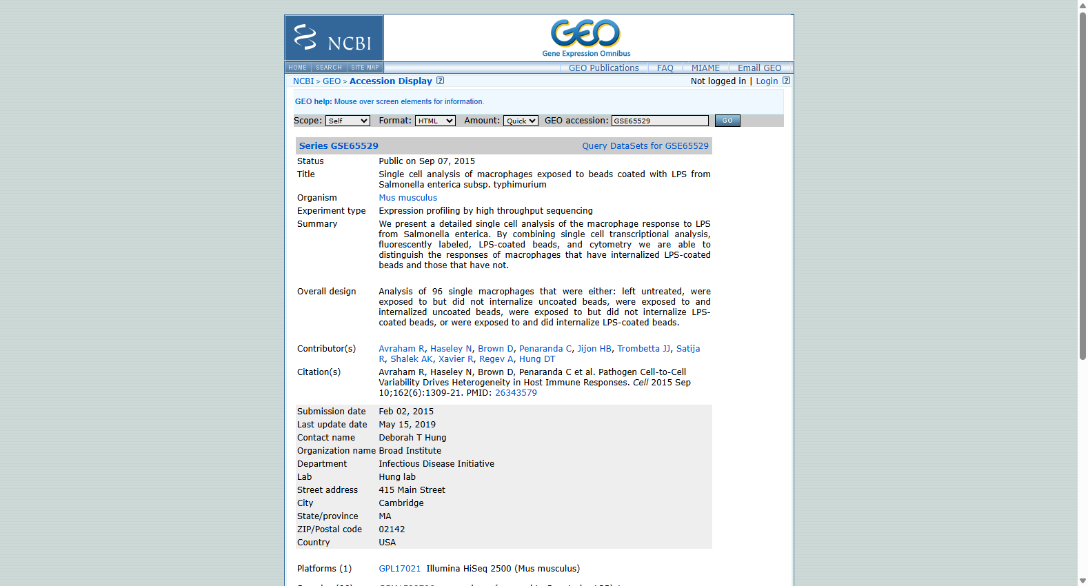 GSE65529: Long non-coding RNA expression profiling of sporadic and hereditary (MEN1) pancreatic endocrine tumors