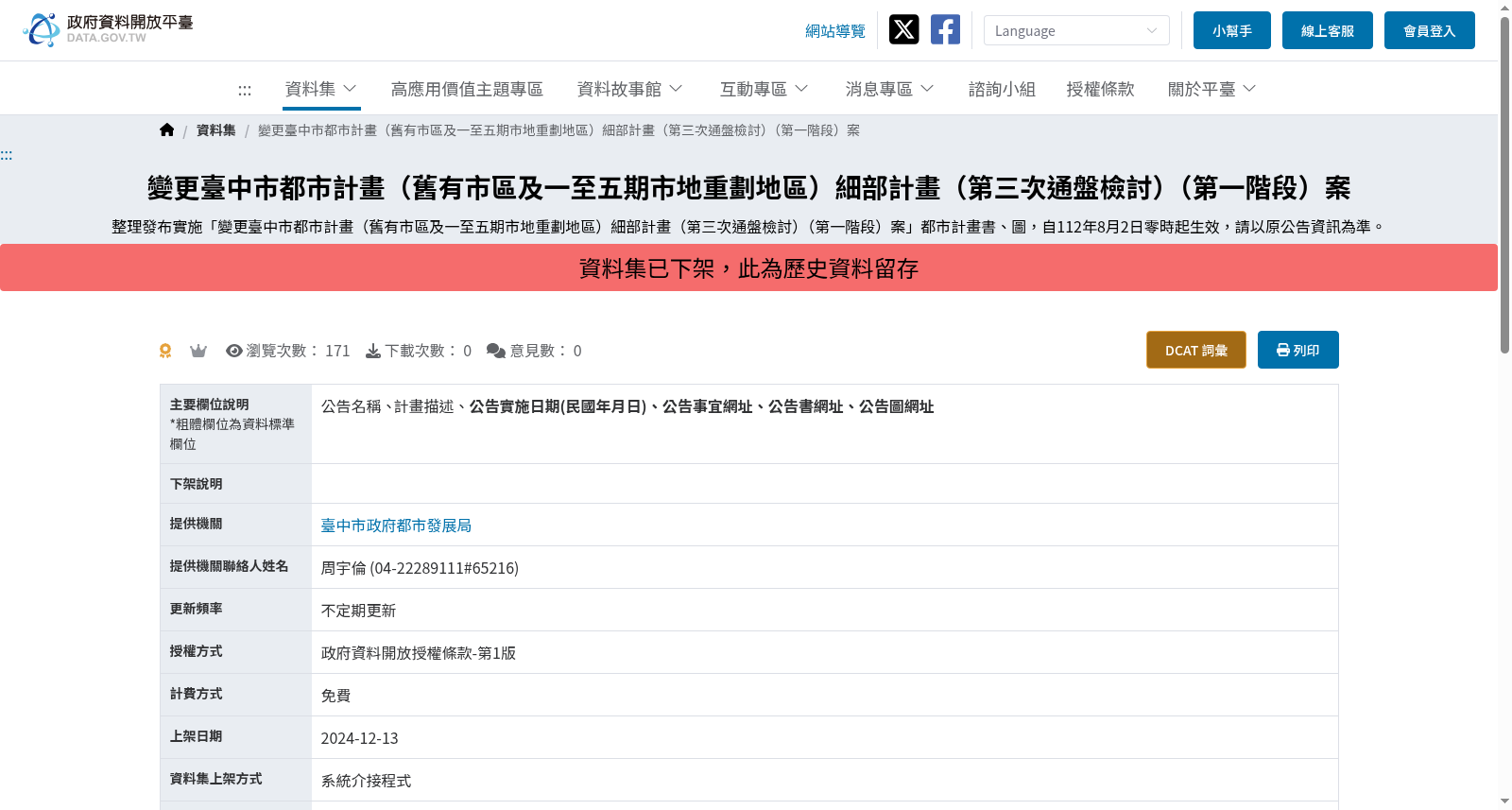 變更臺中市都市計畫(舊有市區及一至五期市地重劃地區)細部計畫(第三次通盤檢討)(第一階段)案 数据集图片
