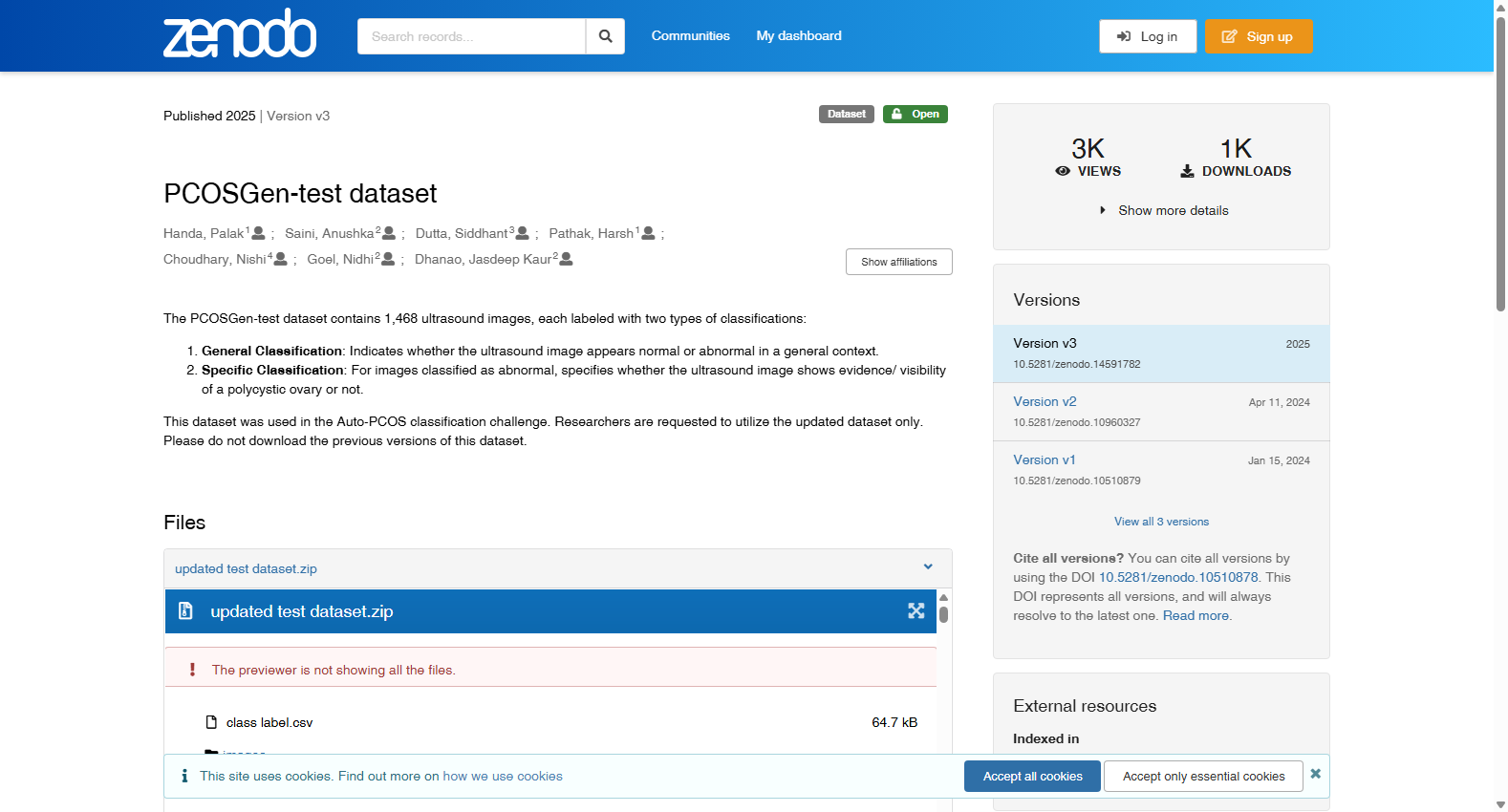 PCOSGen-test dataset