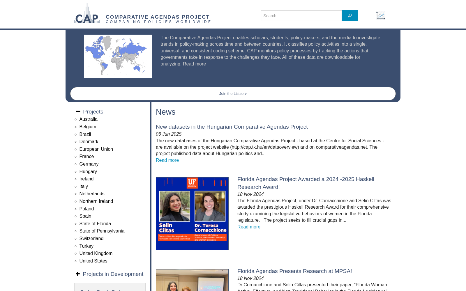 Comparative Agendas Project 数据集图片