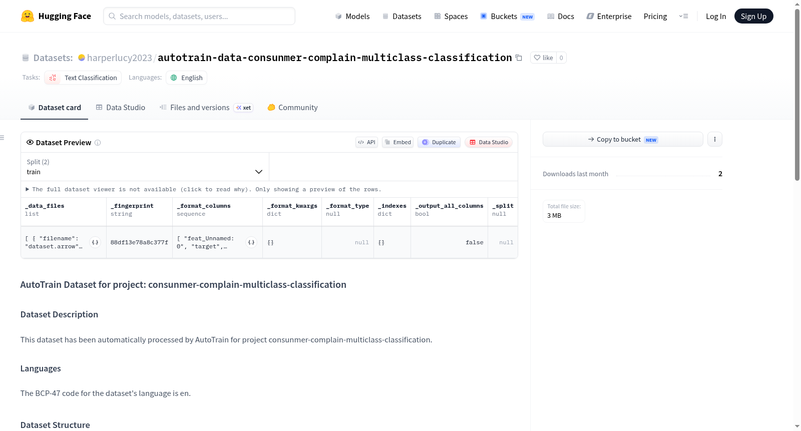 harperlucy2023/autotrain-data-consunmer-complain-multiclass-classification 数据集图片
